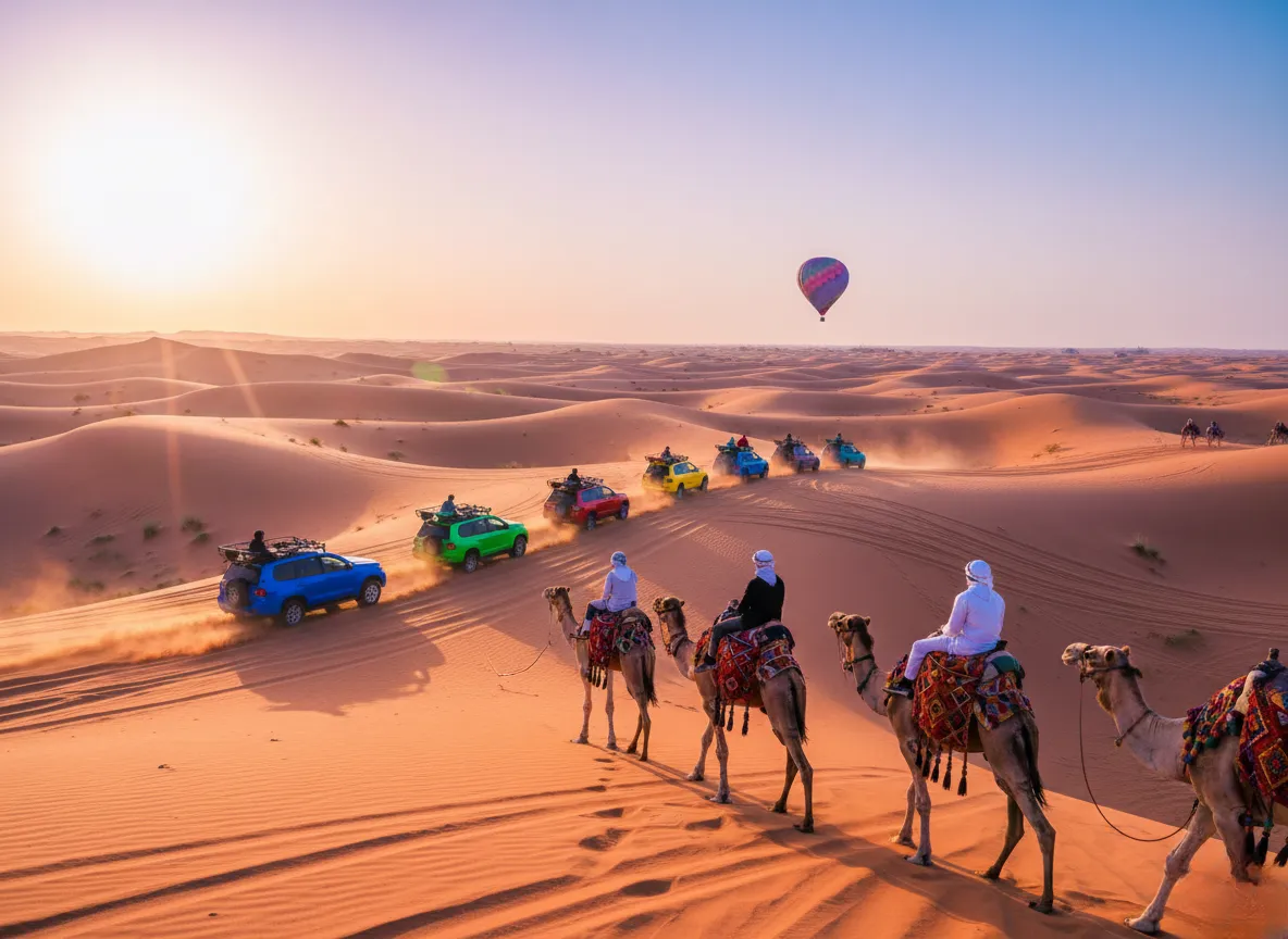 Morning Desert Safari with Quad Bike & Dune Buggy