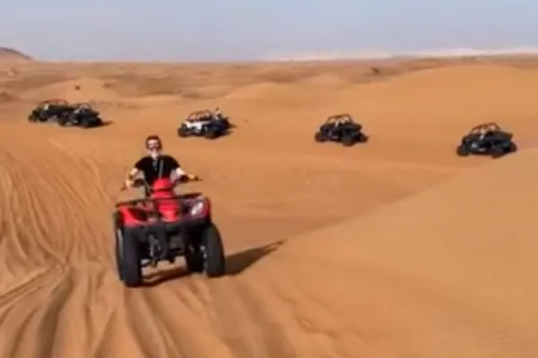 Golden dunes quad biking