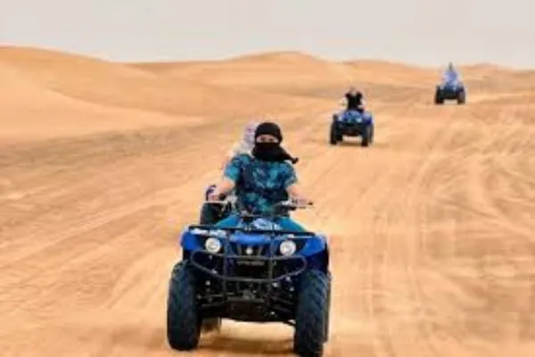 Golden dunes quad biking