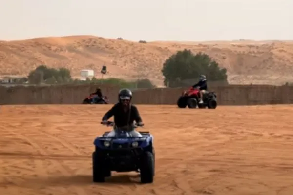 Golden dunes quad biking